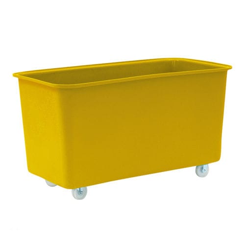 Ящик из пластика - CONTIFLEX POLI - KS - LKE GmbH - Excellence in Material Handling - штабелируемый / 4-колесный