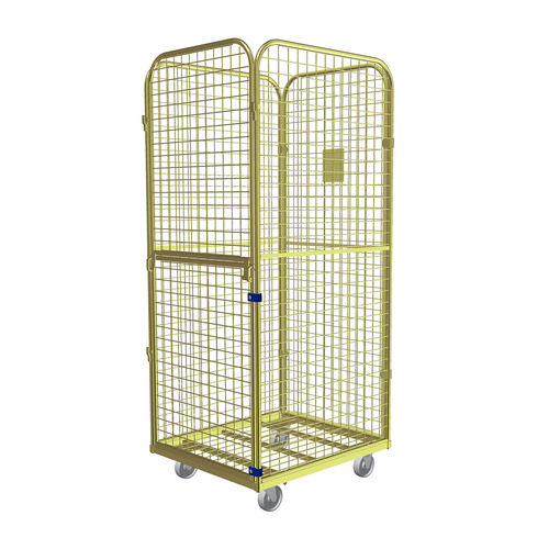Контейнер на колесиках для текстиля - Premium XL Standard - LKE GmbH - Excellence in Material Handling - из металлической сетки
