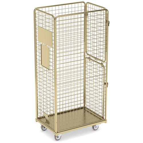 Небольшой контейнер на колесиках для текстиля - PREMIUM XS GG100 - LKE GmbH - Excellence in Material Handling - 4 стенки / из металлической сетки