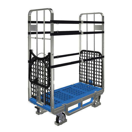 Тележка для распределения почты - ECOFLEX 600 E1 NKD ESD - LKE GmbH - Excellence in Material Handling - из металла / из пластика / 1 уровень