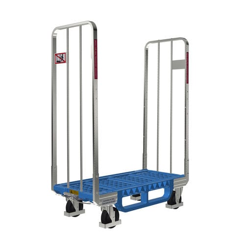 Тележка для распределения почты - ECOFLEX 600 E1 OKD ESD BASIC - LKE GmbH - Excellence in Material Handling - из металла / из пластика / из полипропилена