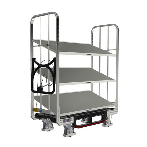 Транспортная тележка - KLT 600 SE3 OKD 3ZB100 DKDT - LKE GmbH - Excellence in Material Handling - для подготовки заказа / из металла / из пластика
