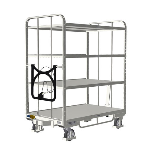 Транспортная тележка - KLT 800 E4 OKD - LKE GmbH - Excellence in Material Handling - для загрузки / для подготовки заказа / из гальванизированной стали