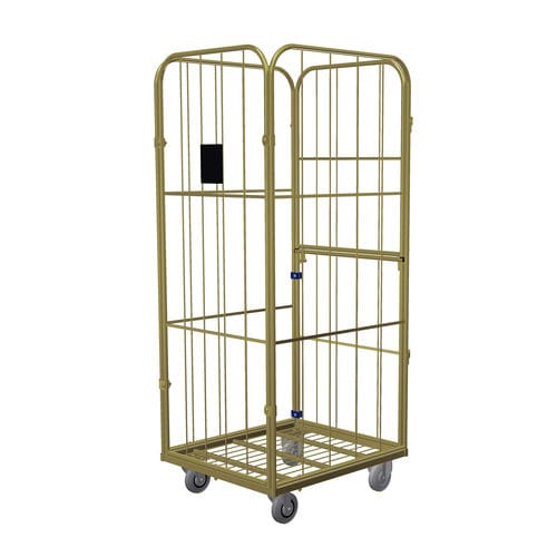 Контейнер на колесиках для текстиля - Classic XXL - LKE GmbH - Excellence in Material Handling - 4 стенки / из металлической сетки