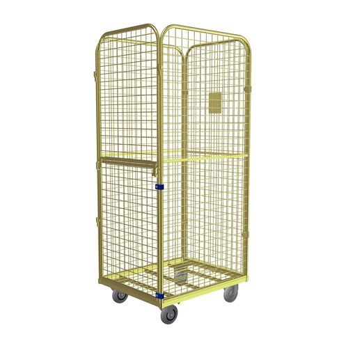 Контейнер на колесиках для текстиля - Premium XL - LKE GmbH - Excellence in Material Handling - 4 стенки / из металлической сетки
