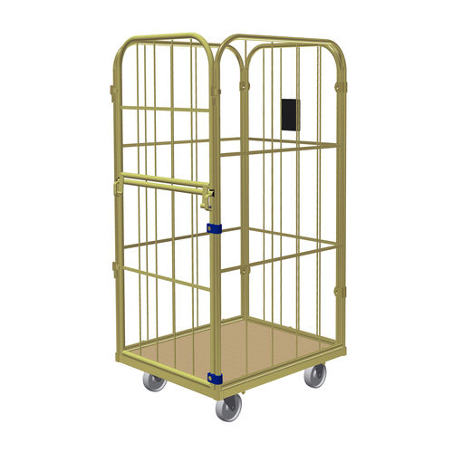 Контейнер на колесиках для текстиля - Junior M standard - LKE GmbH - Excellence in Material Handling - 4 стенки / из металлической сетки