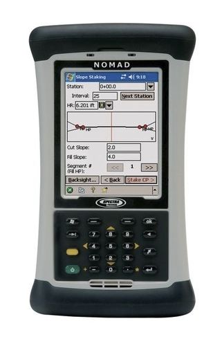 Карманный компьютер для сбора топографических данных - Nomad® 900 - Spectra Precision - площадки