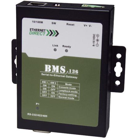 Последовательный консольный сервер - BMS-xxx series - Ethernet Direct - RJ45 / промышленный