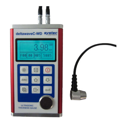 Толщиномер перегородки - deltawaveC-WD - systec Controls - медь / сталь / переносной