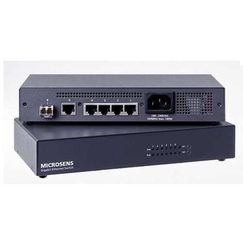 Управляемый коммутатор Ethernet - MS45350xPM-G6	 - MICROSENS GmbH & Co. KG - 7 портов / Gigabit Ethernet / оптического волокна