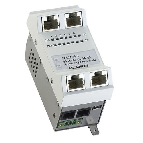 Управляемый коммутатор Ethernet - MS440200M-G6	 - MICROSENS GmbH & Co. KG - 6 портов / гигабит / оптического волокна
