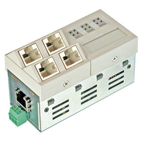 Управляемый коммутатор Ethernet - MS450184PM-48 - MICROSENS GmbH & Co. KG - 5 портов / гигабит / встроенный