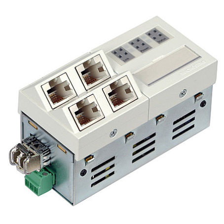Управляемый коммутатор Ethernet - MS450860M - MICROSENS GmbH & Co. KG - 5 портов / гигабит / оптического волокна