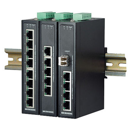 Управляемый коммутатор Ethernet - MS655200X - MICROSENS GmbH & Co. KG - 8 портов / 5 портов / гигабит