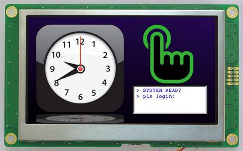 Блок индикации TFT LCD - HMT043ATA-2C - TOPWAY LCD - сенсорный / 320x240 / промышленный