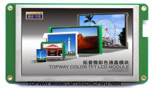 Блок индикации TFT - LMT050DNCFWU-NAD - TOPWAY LCD - цветной / промышленный / по индивидуальным замерам