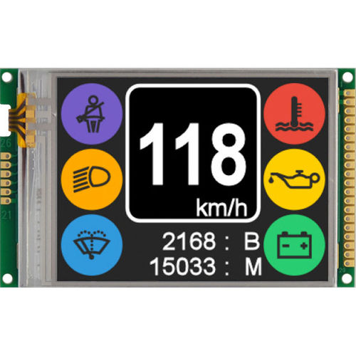 Умный блок индикации - HMT028ATB-C - TOPWAY LCD - TFT LCD / с резистивным сенсорным экраном / графический