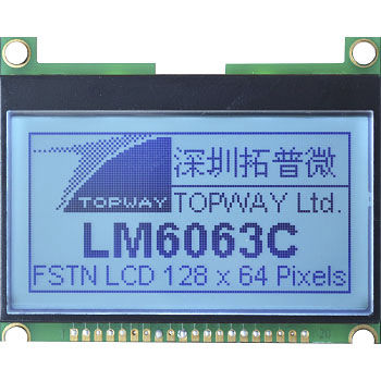 Графический блок индикации - LM6063CCW - TOPWAY LCD - LCD / монохромный / 128x64