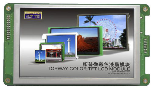 Блок индикации TFT LCD - LMT050DNCFWU-NEN - TOPWAY LCD - цветной / 800x480 / со светодиодной подсветкой