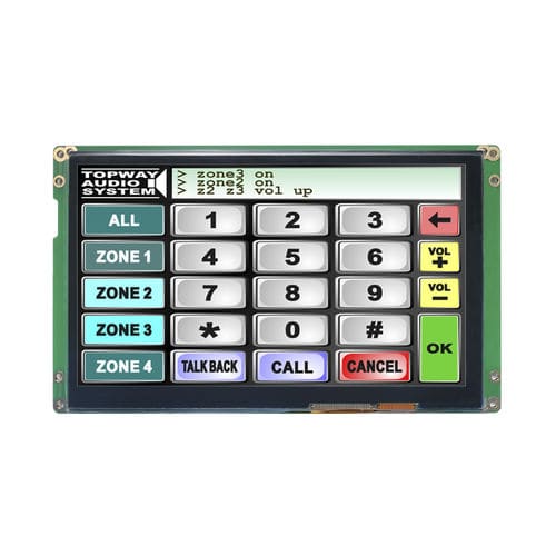 Блок индикации LED - LMT070DAMFWA-NTD - TOPWAY LCD - TFT LCD / сенсорный / цветной