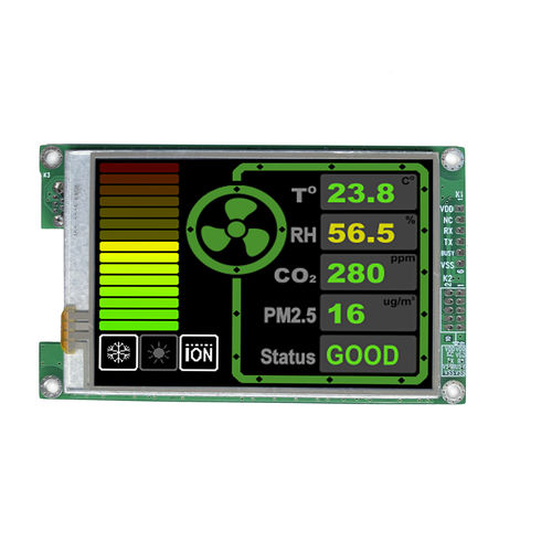 Умный блок индикации - HMT035CTB-C - TOPWAY LCD - TFT LCD / с резистивным сенсорным экраном / цветной