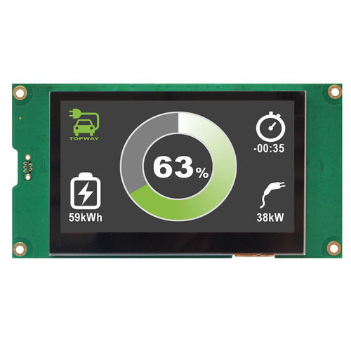 Блок индикации TFT LCD - HMT043MTA-D - TOPWAY LCD - цветной / 320x240 / 4,3"