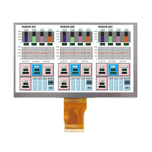Блок индикации TFT LCD - LMT070DNCFWD - TOPWAY LCD - цветной / 800x480 / 7"