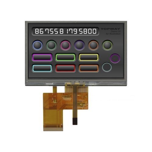 Табло TFT LCD - LMT043DEFFWA-NNA - TOPWAY LCD - с резистивным сенсорным экраном / цветное / 320x240