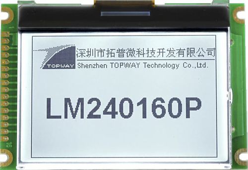 Табло LCD - LM240160PCW - TOPWAY LCD - графическое / монохромное / промышленное