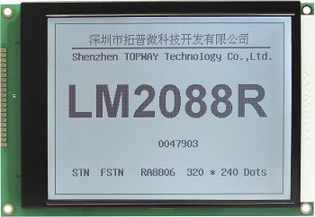 Табло LED - LM2088RCW - TOPWAY LCD - LCD / графическое / монохромное