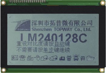 Табло LED - LM240128CCW - TOPWAY LCD - LCD / графическое / монохромное