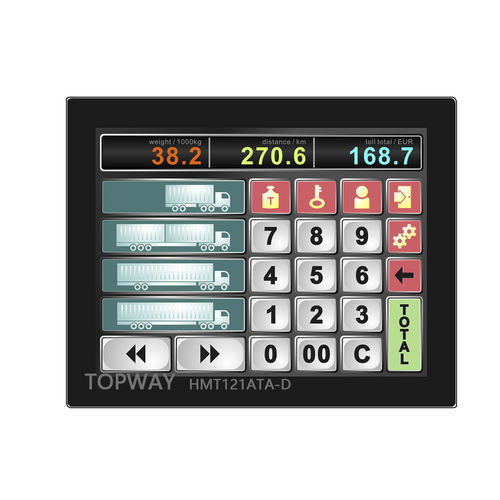 Умное табло - HMT121ATA-D - TOPWAY LCD - TFT LCD / с емкостным сенсорным экраном / цветное