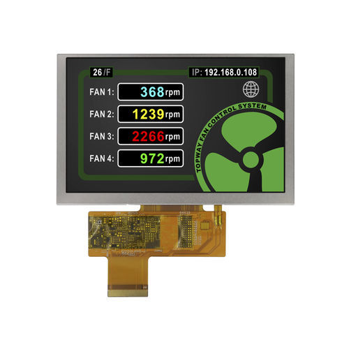 Блок индикации TFT LCD - LMT050DNCFWU-3 - TOPWAY LCD - цветной / 800x480 / 5"