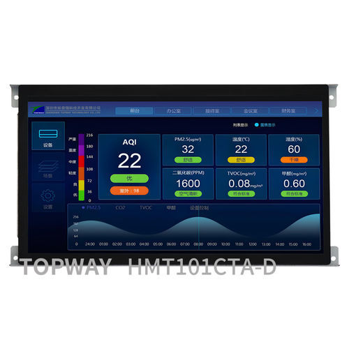Блок индикации LCD - HMT101CTA-D - TOPWAY LCD - с емкостным сенсорным экраном / цветной / 1024x600