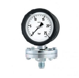 Манометр с глицерином - PLGL100 - Manometer Preiss EMPEO-KBM OHG - аналоговый / резьбовой / из нержавеющей стали
