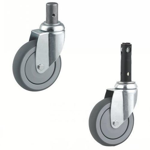 Поворотный ролик - 38-303 series - Emile Maurin Eléments Standard Mécaniques - со стержнем / для медицинского оборудования / с тормозом