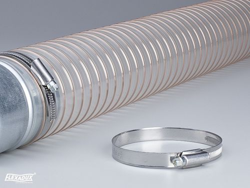 Червячный зажимной хомут - FLEXADUX® - SCHAUENBURG Ruhrkunststoff GmbH - из гальванизированной стали