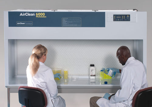Кабина с горизонтальным ламинарным потоком - Class 100, max. 96 x 30 x 37" | AC HLF series - AirClean Systems