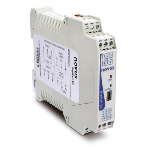 Прибор для измерения напряжение - DigiRail-VA - Novus Automation - тока / частоты / реактивная мощность