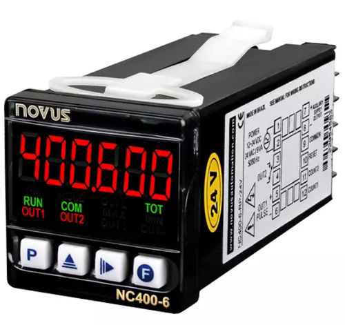 Импульсный счетчик - NC400-6 - Novus Automation - участка / цифровой / с 6 цифрами