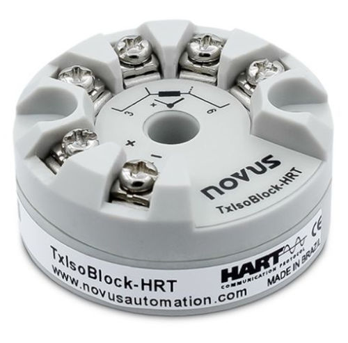Трансмиттер температуры на головке зонда - TxIsoBlock-HRT - Novus Automation - термопара типа S / термопара типа K / Pt100