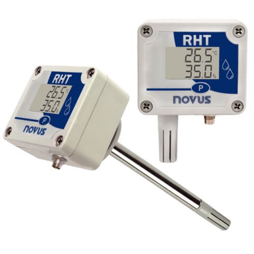 Относительный датчик влажности и температуры - RHT-485-LCD - Novus Automation - ModBUS RTU / 12 Vcc / IP65