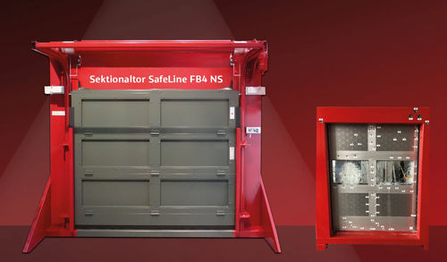 Секционный портал - FB4 NS - Jansen Tore GmbH & Co.KG - с электронным управлением / для зданий / высокая безопасность