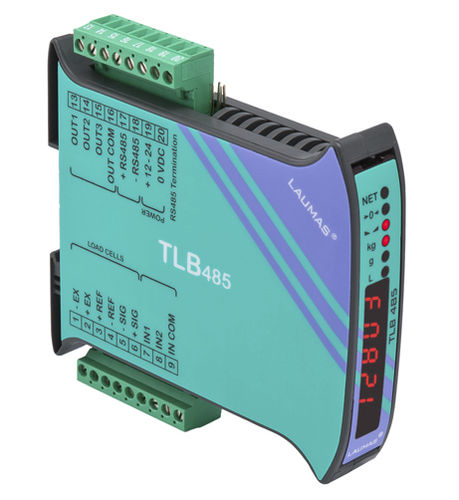 Весовой терминал / передатчик светодиодный дисплей - TLB 485  - LAUMAS Elettronica - на DIN-рейке / IP67
