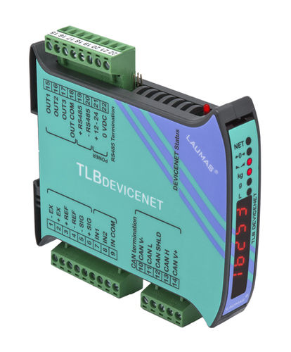 Весовой терминал / передатчик светодиодный дисплей - TLB DEVICENET  - LAUMAS Elettronica - на DIN-рейке / IP67