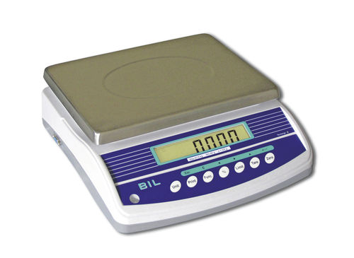 Весы счетчик - BIL series  - LAUMAS Elettronica - с дисплеем LCD / из нержавеющей стали / на аккумуляторе