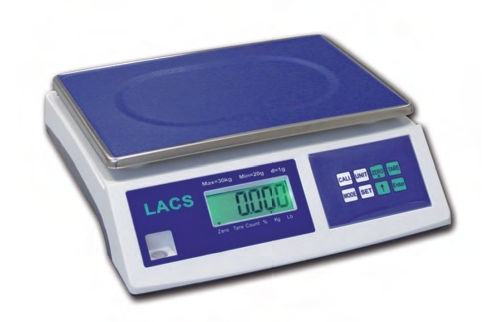 Весы счетчик - LACS-N series - LAUMAS Elettronica - с дисплеем LCD / из нержавеющей стали / на аккумуляторе