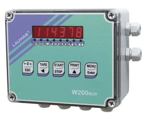 Цифровой весовой индикатор - W200BOX - LAUMAS Elettronica - светодиодный дисплей / настенный / многофункциональный