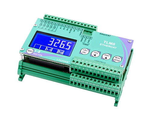 Цифровой весовой терминал / передатчик - TLM8 ETHERCAT - LAUMAS Elettronica - на DIN-рейке / IP67