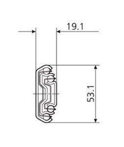 Салазки с общим расширением - 5343 - Specialty & Fasteners Components - телескопический / для выдвижного ящика / блокировка